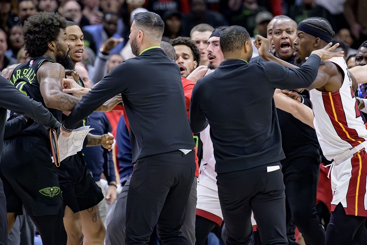 NBA／高達5名球員遭禁賽！ 熱火鵜鶘大亂鬥判決出爐！