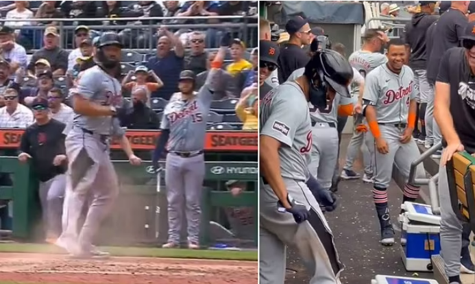 MLB／大聯盟球衣又出包！滑壘起身...褲子「開口笑」