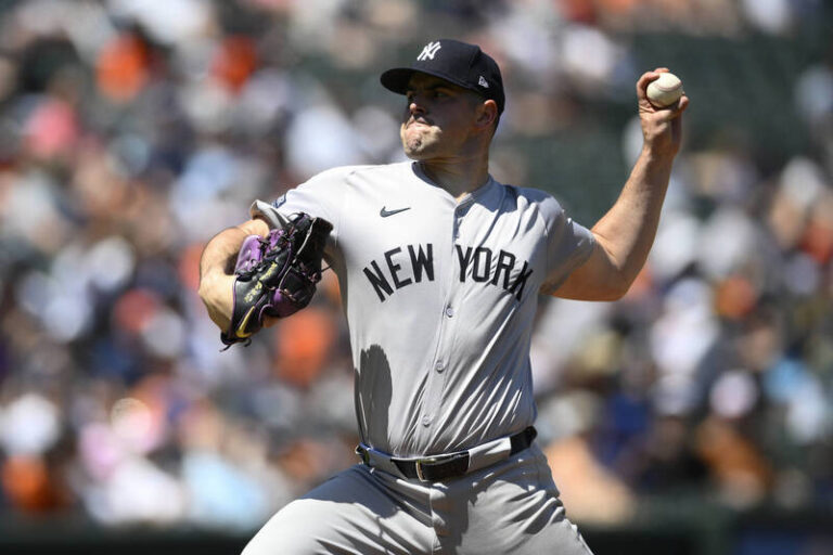 MLB／洋基再添敗！50億左投羅登狂掉7分 金鶯重返美東龍頭（圖／美聯社）