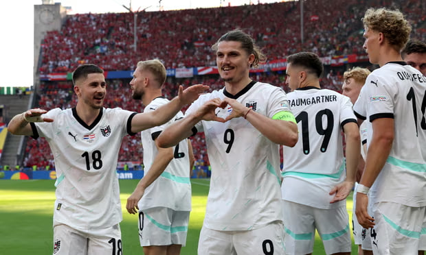 2024歐洲杯》奧地利 3-2 擊敗荷蘭，力壓法國爆冷奪D組首名