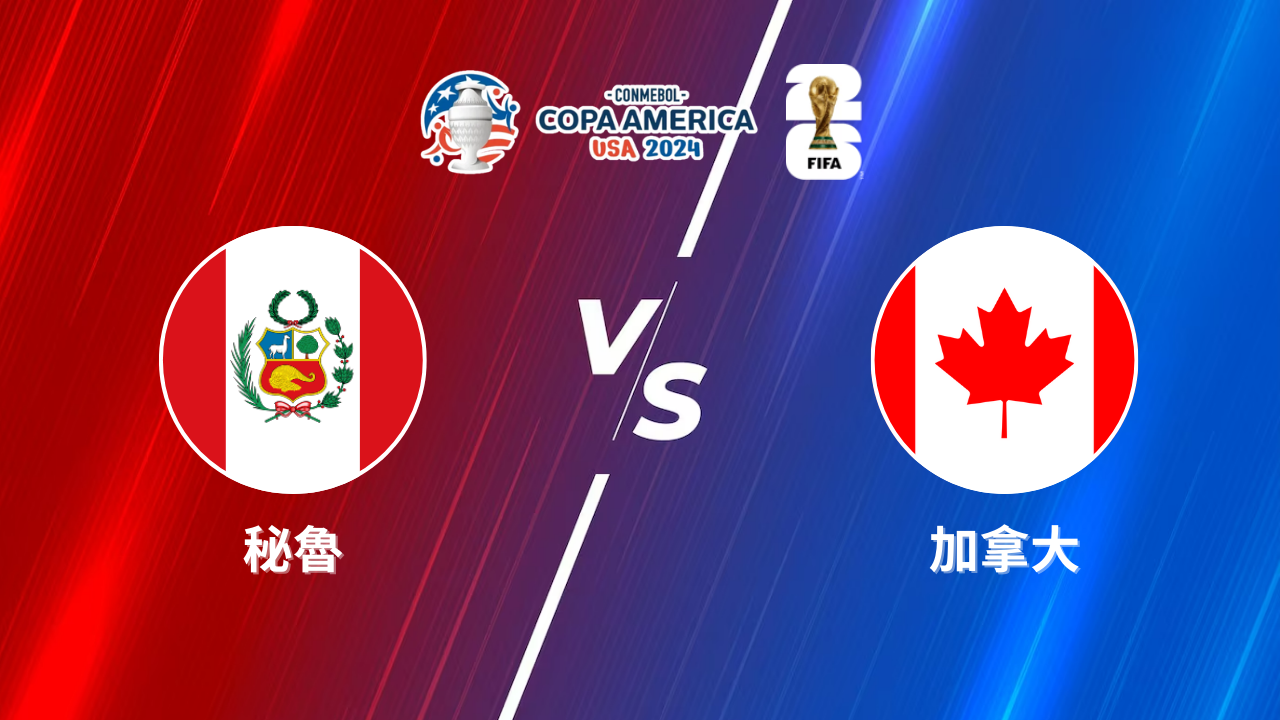 2024美洲盃》秘魯 vs 加拿大 | 美洲盃小組賽│運彩美洲盃預測分析
