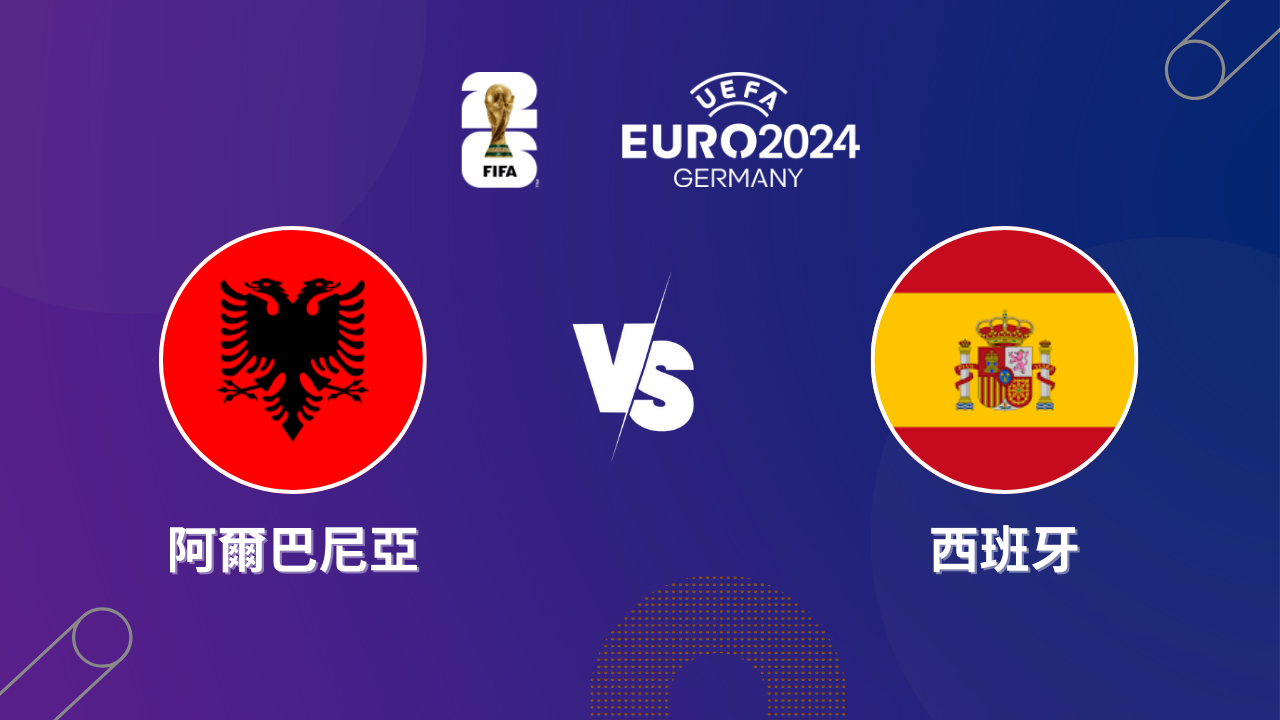 2024歐洲盃｜阿爾巴尼亞 vs 西班牙｜歐洲盃小組賽預測分析