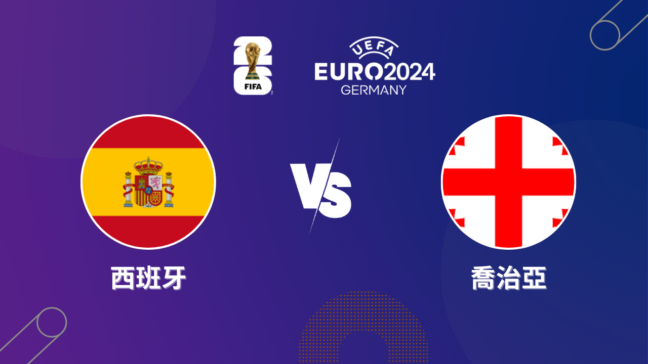 2024歐洲盃｜西班牙 vs 喬治亞｜歐洲盃16強預測分析