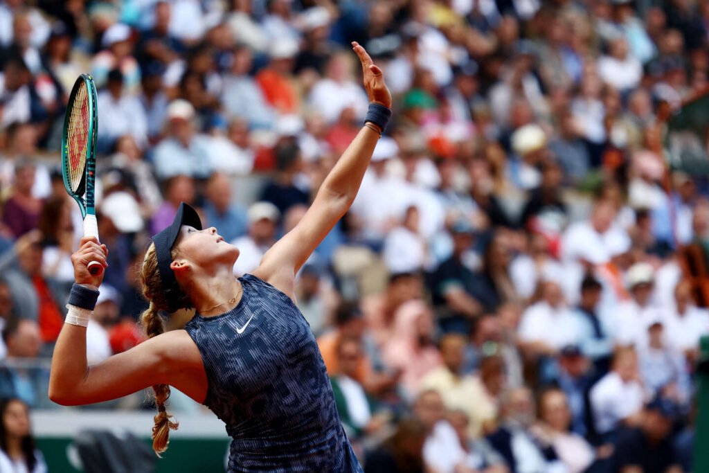米拉·安德烈耶娃 Andreeva Mirra 勇闖四強(圖/French Open)