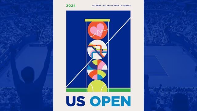2024美網公開賽官方海報。（圖／USopen）