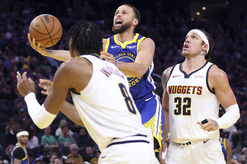 NBA/勇士暴冷落敗!柯瑞失誤頻頻 不敵主將休兵金塊