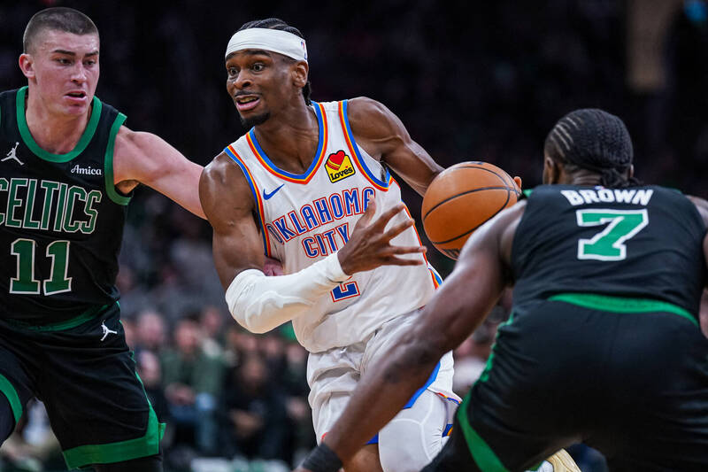 NBA/季後賽球隊再加1!SGA狂轟34分率雷霆擊退賽爾提克