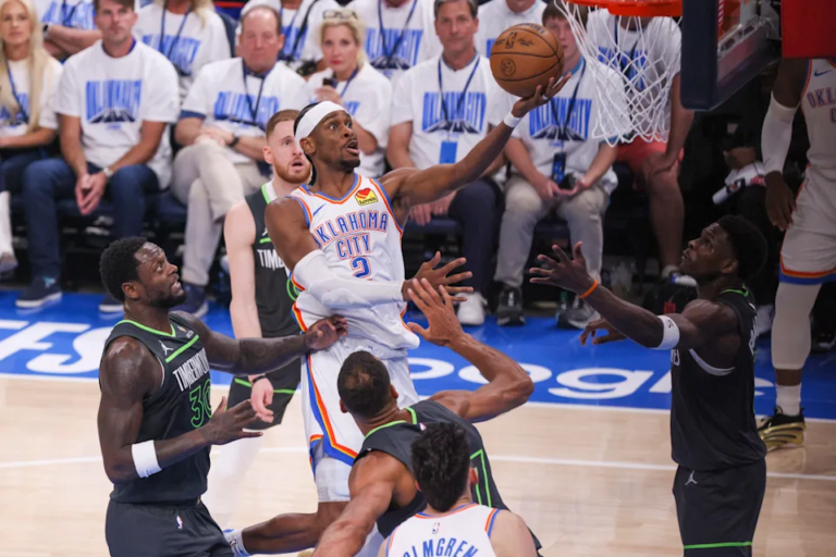 NBA／打響冠軍賽第一槍！SGA領軍雷霆 26分大勝灰狼