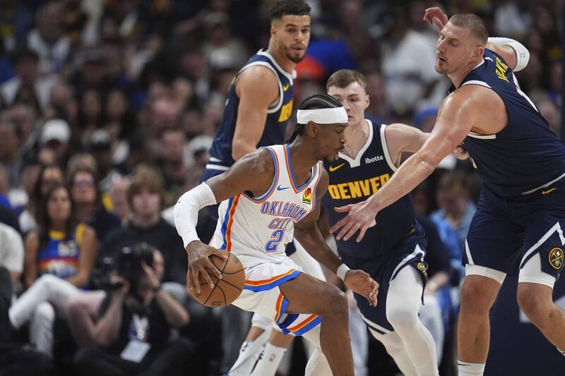 NBA/雷霆全場嚴防金塊約基奇!SGA關鍵8分+25分強勢逆轉