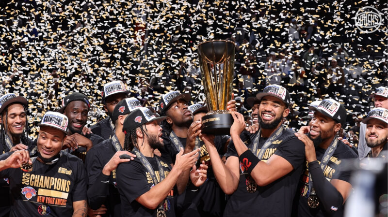 NBA/NBA盃決賽上演逆轉秀 尼克末節爆發奪隊史首冠