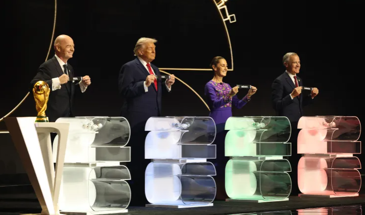 2026 年世界盃抽籤儀式於 2025 年 12 月在華盛頓特區舉行。 [丹穆蘭/法新社]