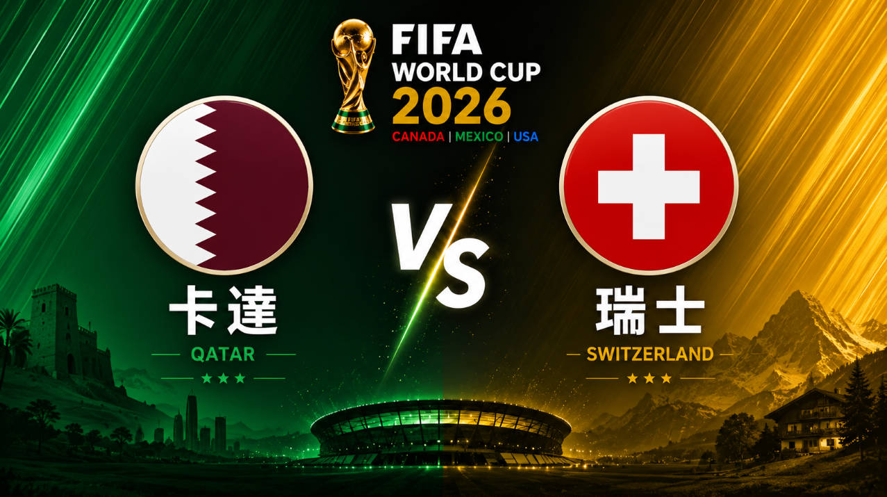 2026世界盃 卡達 VS 瑞士 | 世界盃小組賽 | 運彩世足預測分析