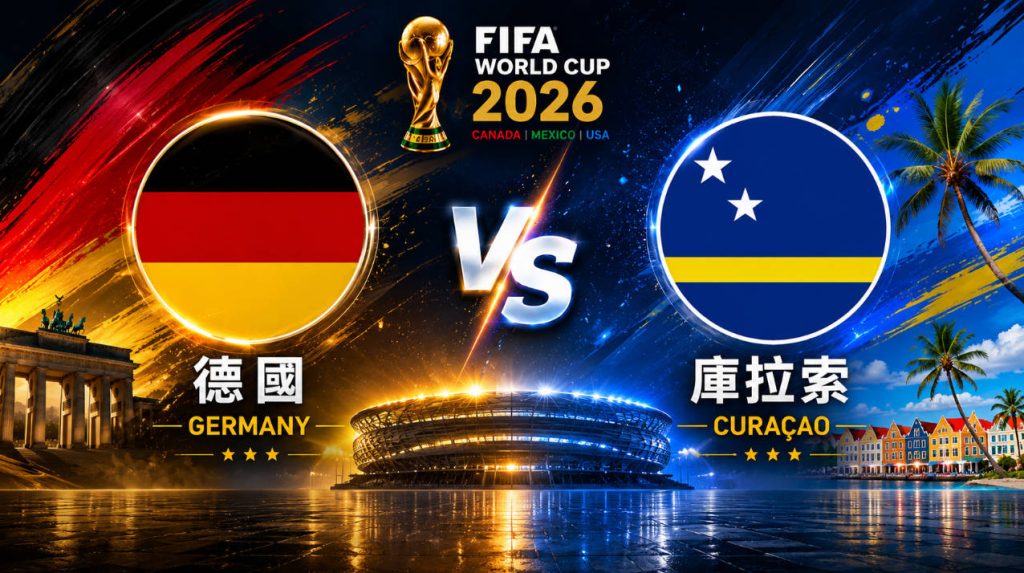 2026世界盃 德國 VS 庫拉索｜世界盃小組賽｜運彩世足預測分析
