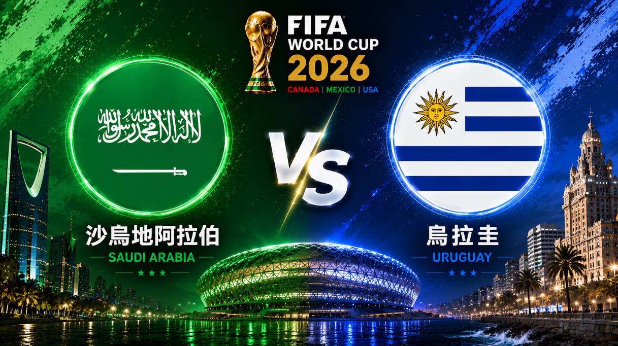 2026世界盃 沙烏地阿拉伯 VS 烏拉圭 | 世界盃小組賽 | 運彩世足預測分析