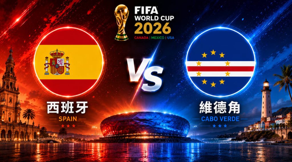 2026世界盃 西班牙 VS 維德角 | 世界盃小組賽 | 運彩世足預測分析
