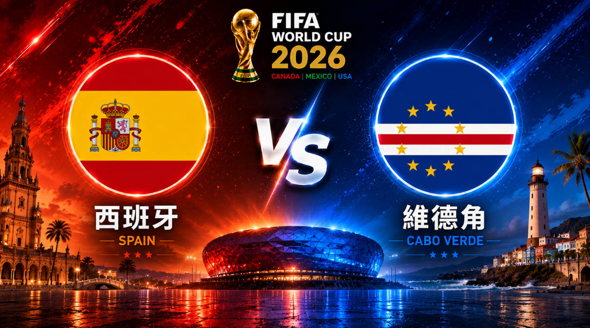 2026世界盃 西班牙 VS 維德角 | 世界盃小組賽 | 運彩世足預測分析