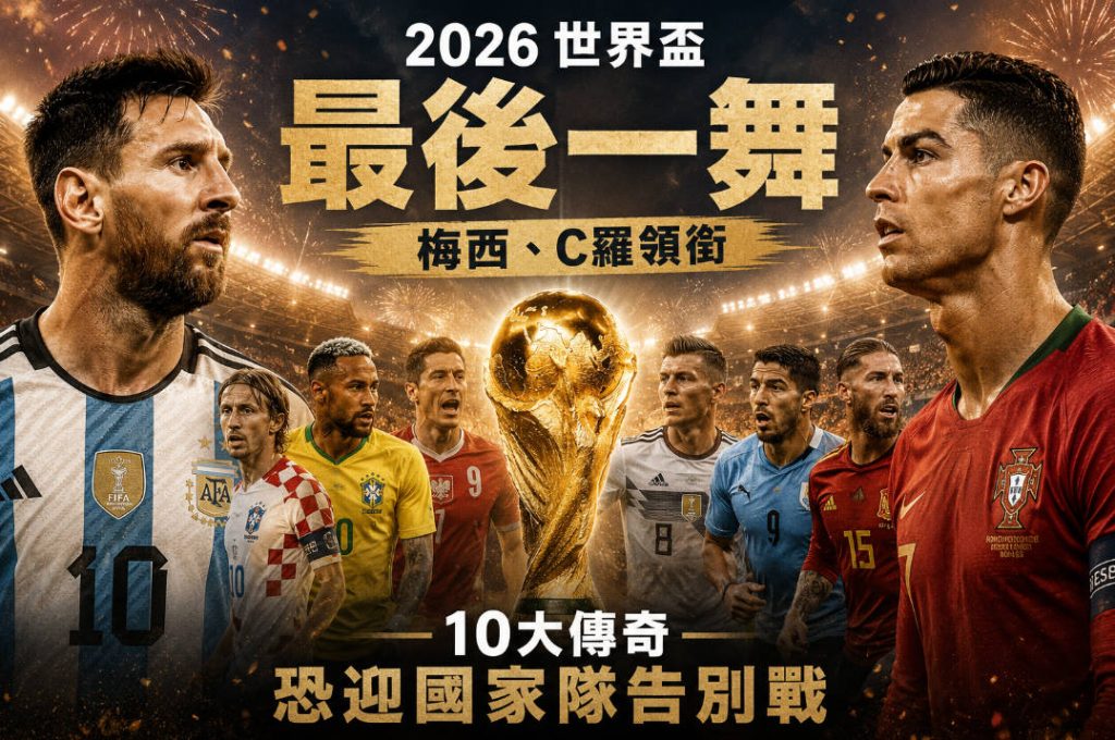 2026世界盃：梅西與C羅神話破曉前夕？13位傳奇球星的諸神黃昏?