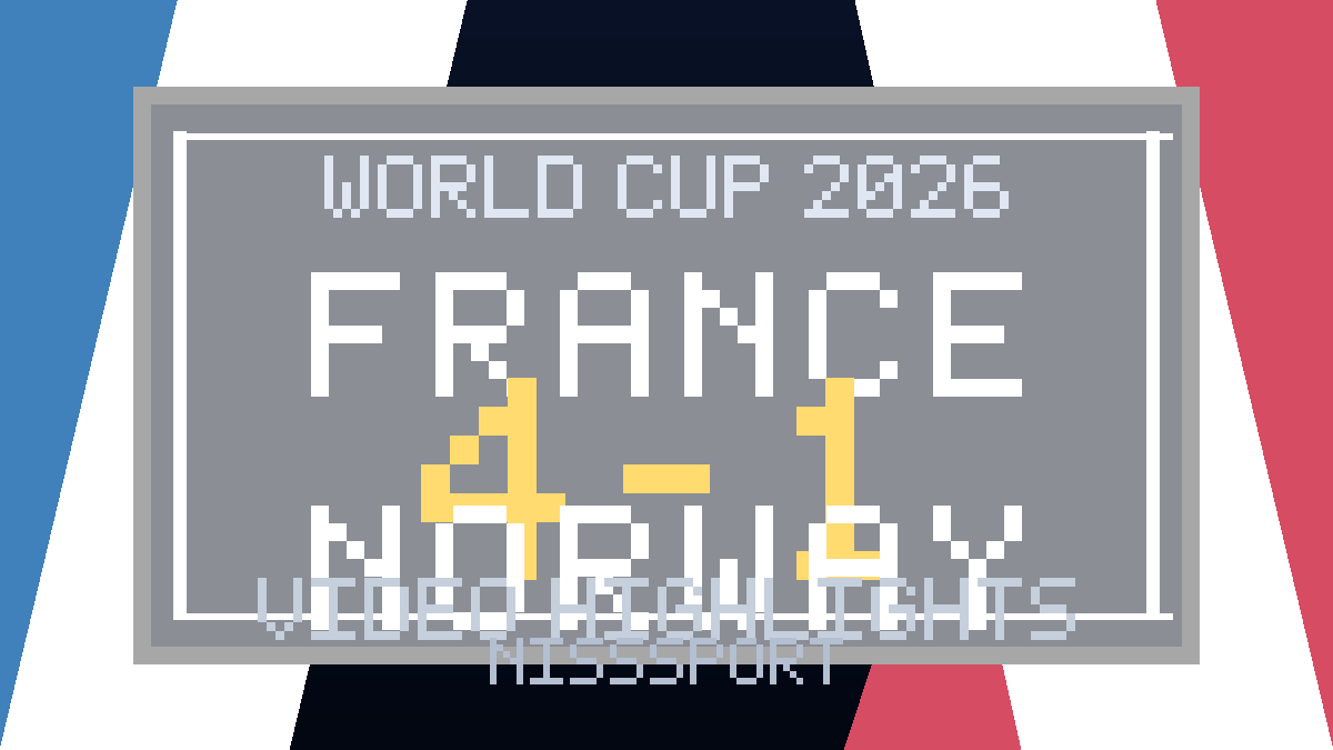 FRANCE vs NORWAY 2026 World Cup highlights cover