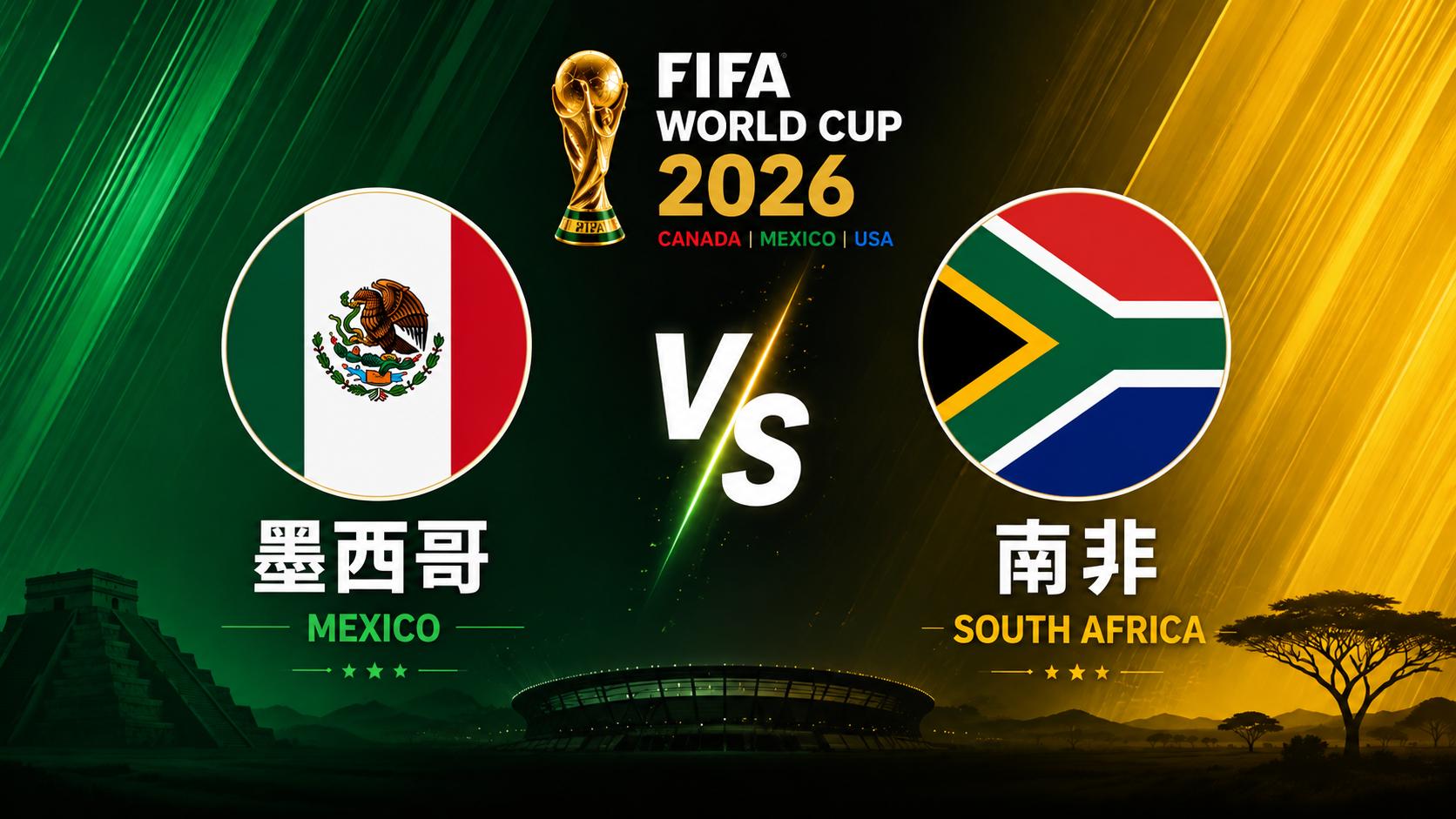 2026世界盃》墨西哥 vs 南非｜世界盃小組賽│運彩世足預測分析