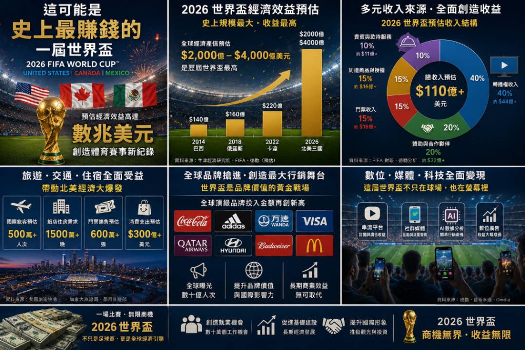 這可能是史上最賺錢的一屆世界盃